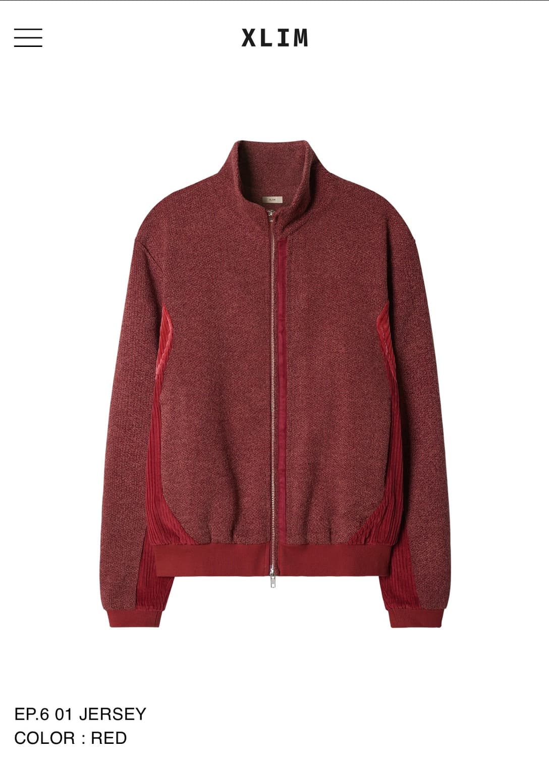 Xlim jersy EP.6 01 jersey red 상품이미지1