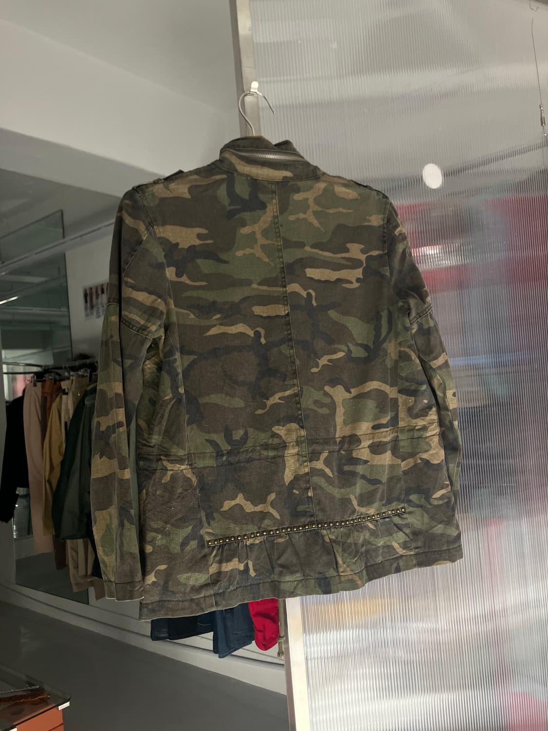 밀리터리 스터드 오버핏 자켓 상품이미지7