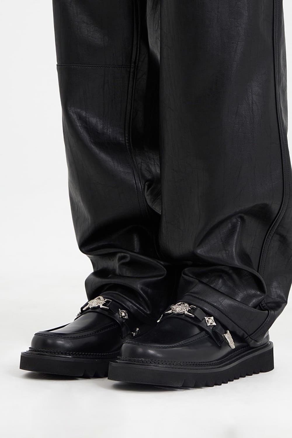 (정품/새상품)TOGA VIRILIS 토가 비릴리스 남성 블랙 메탈 로퍼 상품이미지7