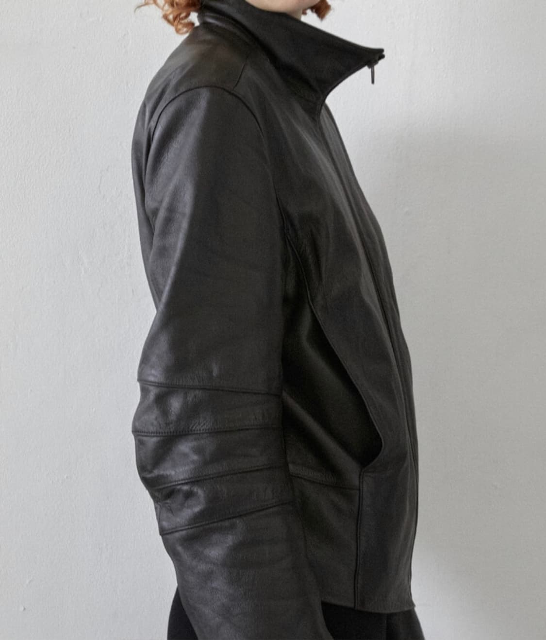 mudule leather jaket brown 3 상품이미지1