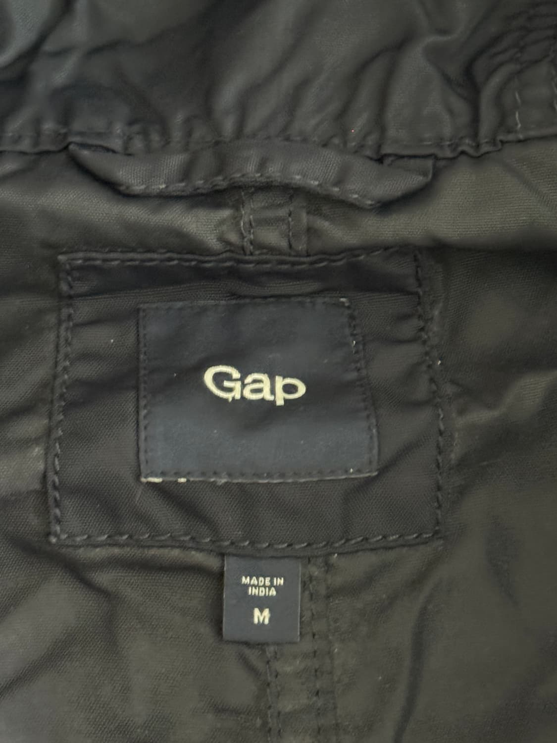 [100] 갭 네이비 발수 나일론 야상 코트 IDEAL 지퍼 상품이미지4