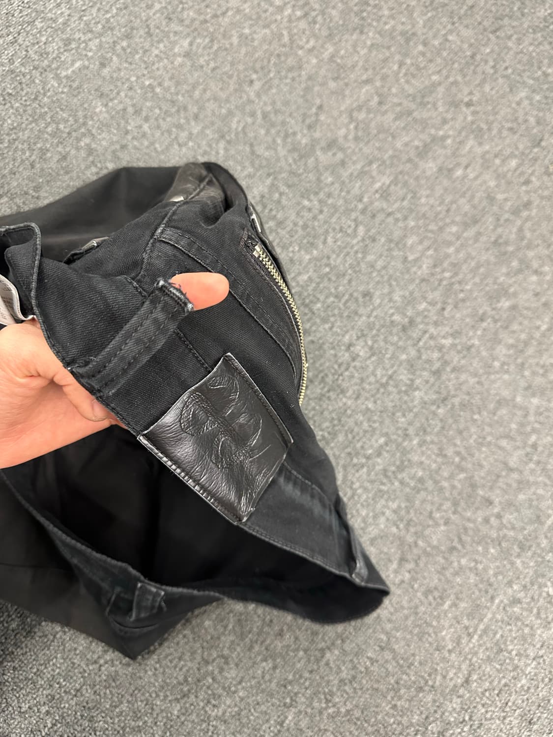 34)Lee 빈티지 스터드 블랙 데님팬츠 상품이미지7