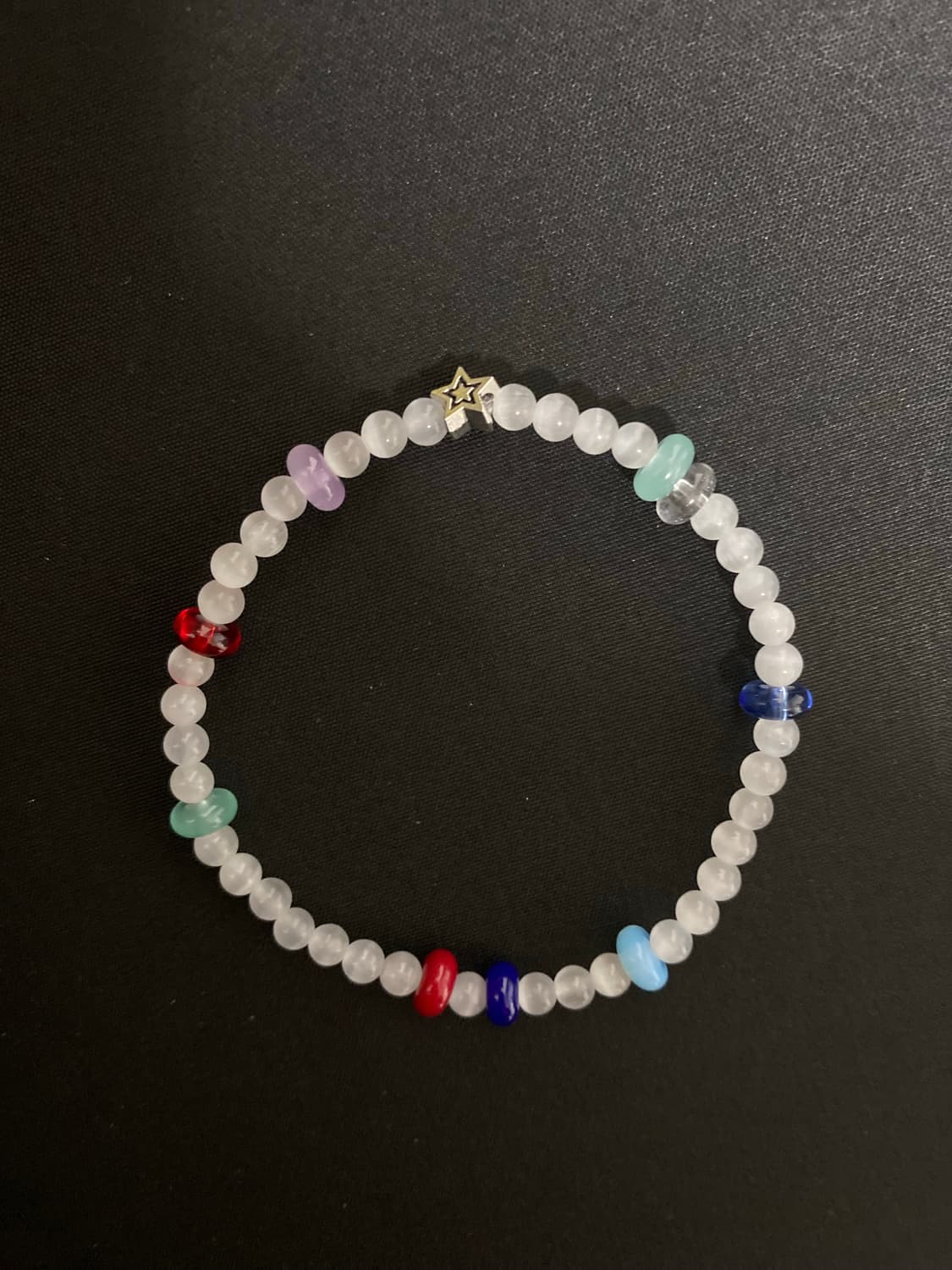 캐츠아이 4mm 컬러믹스 원석 팔찌 상품이미지2