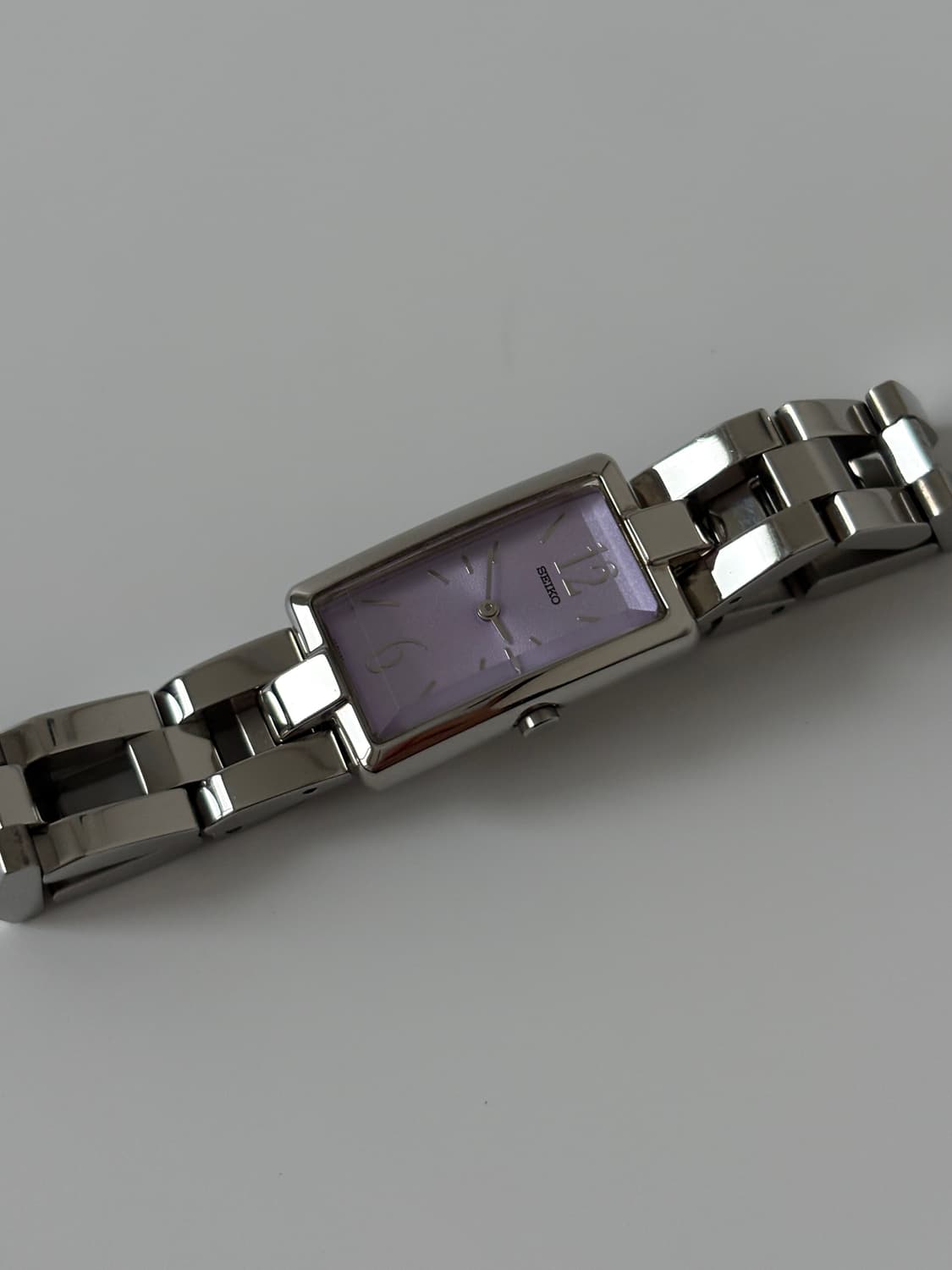 2000s Purple Dial Square Ladies Quartz 상품이미지4