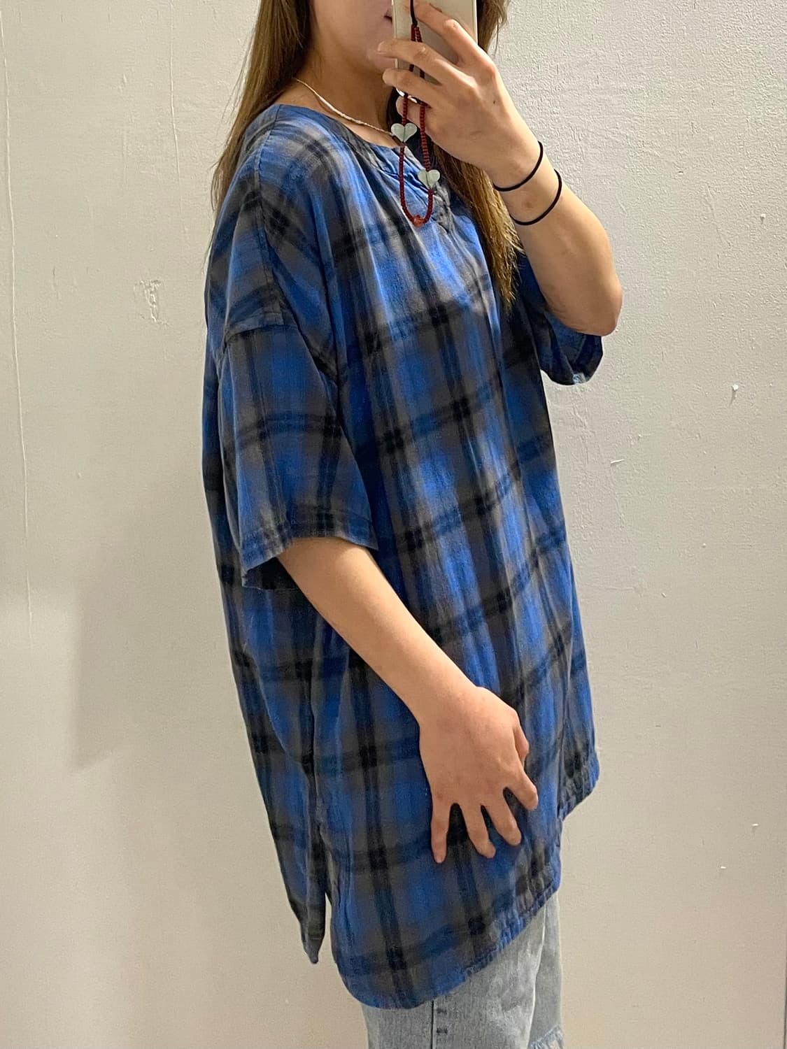 BEAMS check anorak shirts 상품이미지2