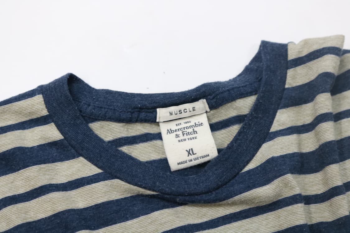 아베크롬비 빈티지 머슬 핏 스트라이프 반팔티셔츠 (XL) 상품이미지6