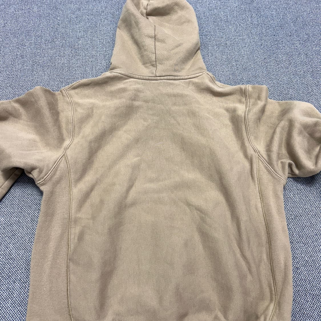 챔피온 베이지 리버스위브 후드티(S) 상품이미지5