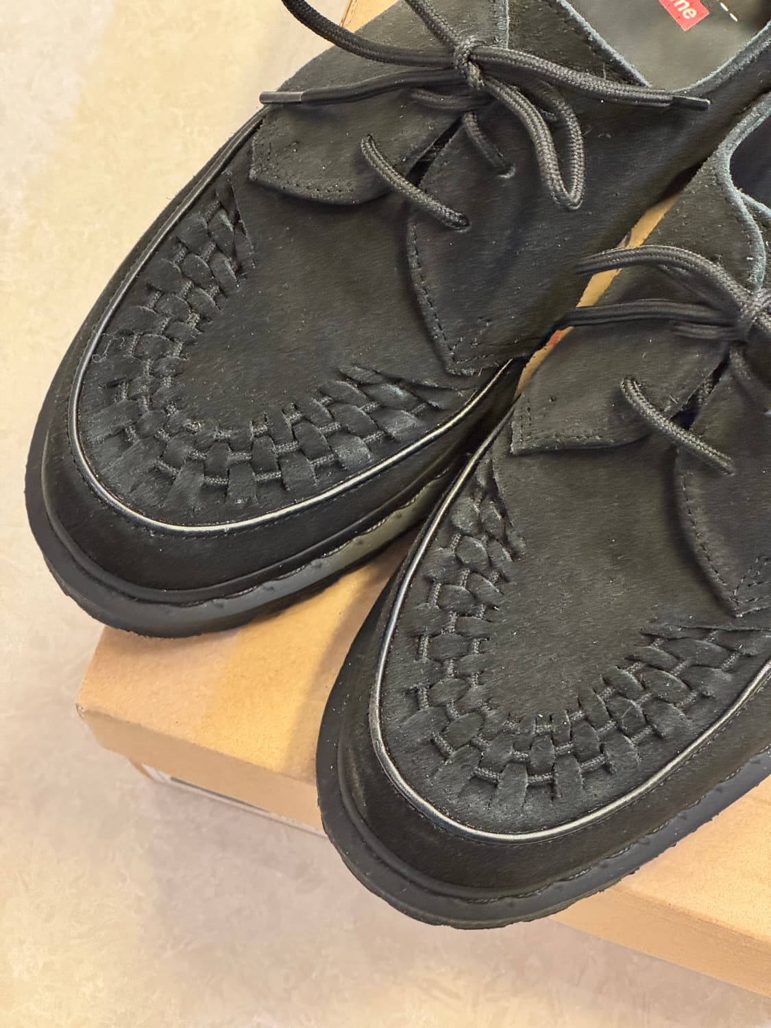 (285) Supreme  ❌  닥터마틴 램지 크리퍼 블랙 상품이미지3