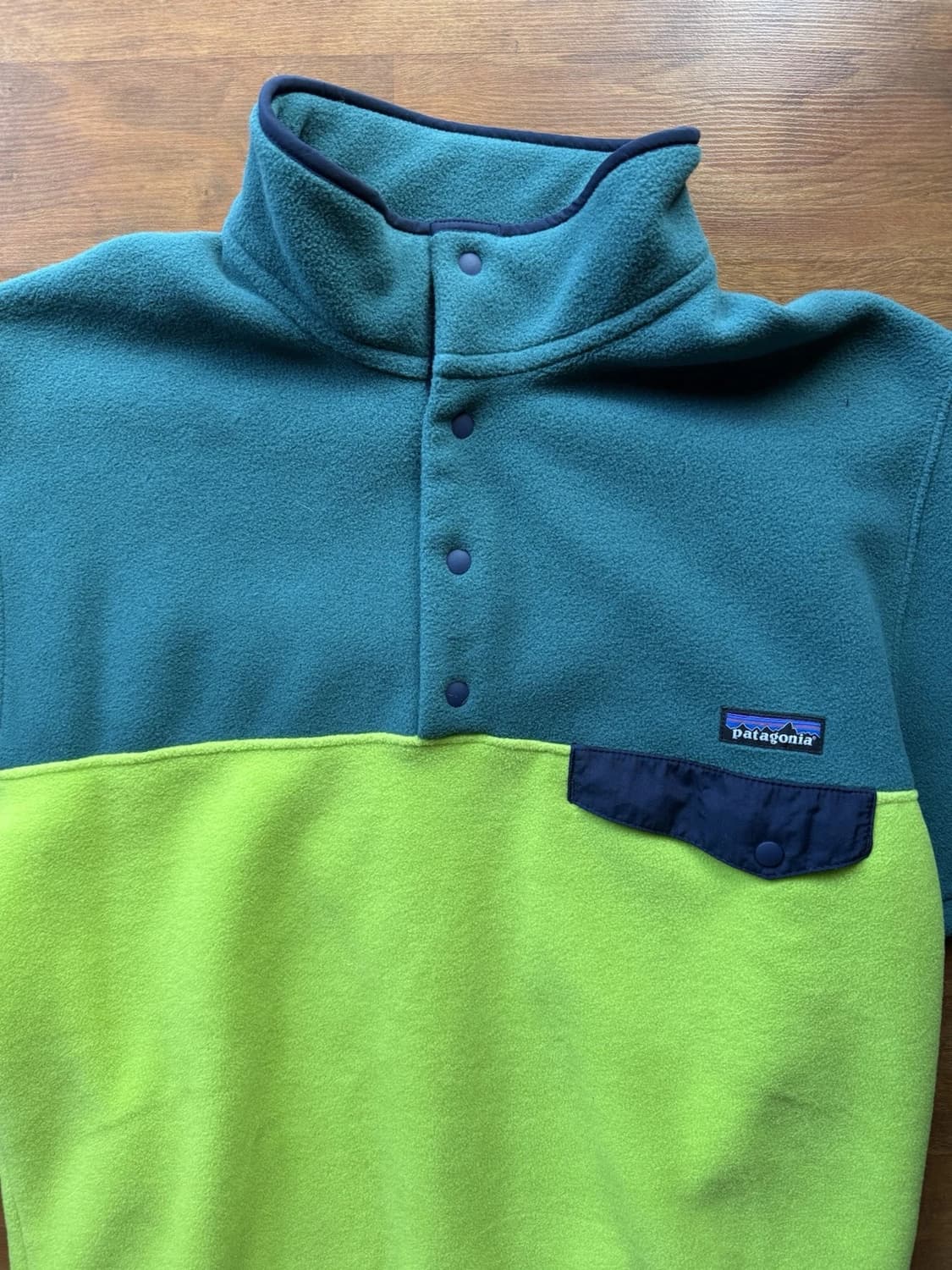 10s 파타고니아 신칠라 스냅T 민트 상품이미지2