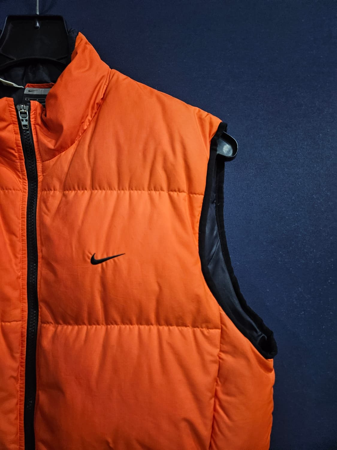 나이키 오렌지컬러 남성 넉넉한 100 덕다운 베스트  상품이미지4