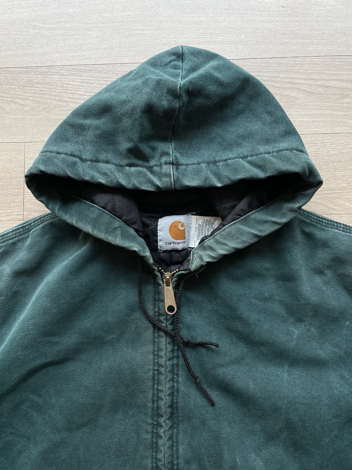 90s 칼하트 J06 HTG 헌터그린 액티브 자켓 J130 상품이미지4