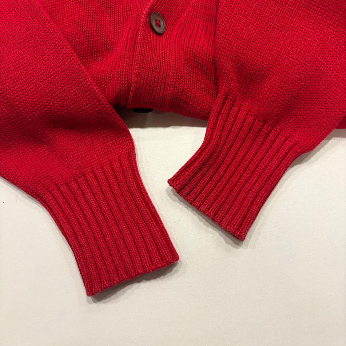 [105] 90s 폴로 랄프로렌 일경물산 레드 가디건 B797 상품이미지9