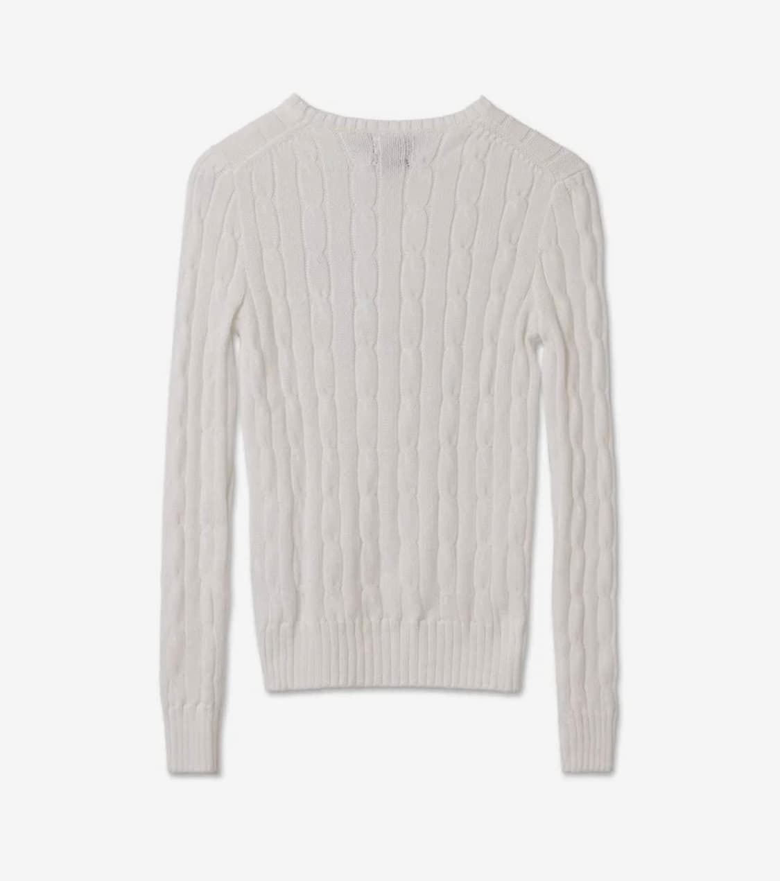 폴로 니트 화이트 새상품 상품이미지3