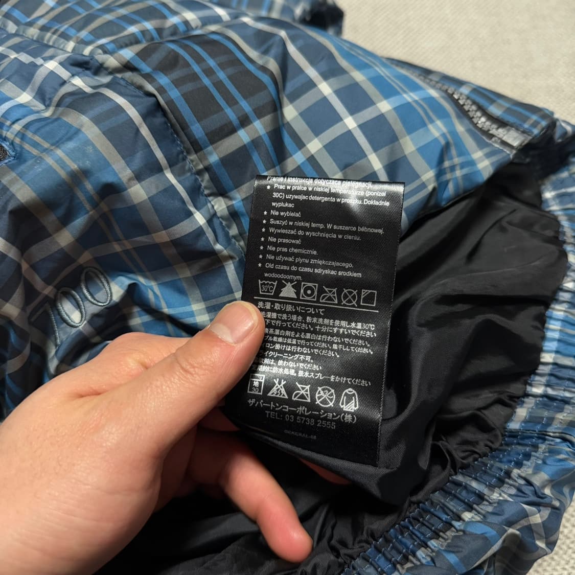 노스페이스 700 체크 패딩조끼 상품이미지8