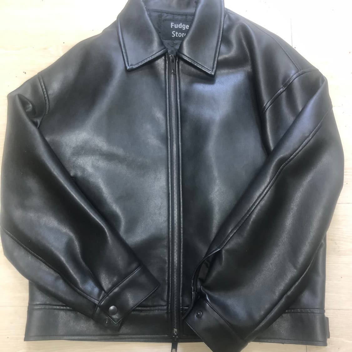라퍼지스토어 버핑레더 싱글라이더자켓 L 100 상품이미지2