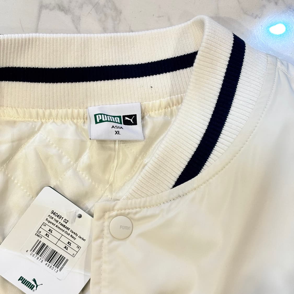 [새상품]Puma 포 더 팬베이스 바시티 오버핏 자켓 XL 스포티 상품이미지4