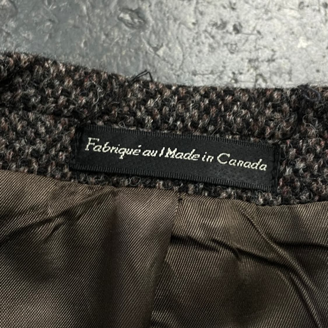 100 해리스트위드 해링본 블레이저 자켓  상품이미지3