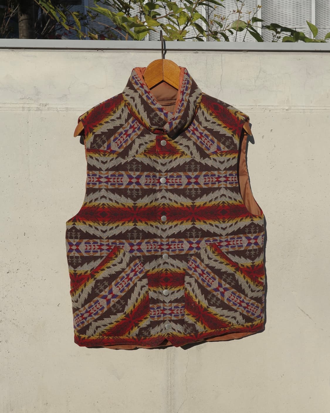 빈티지 펜들턴 아즈텍 패턴 다운 베스트 상품이미지1