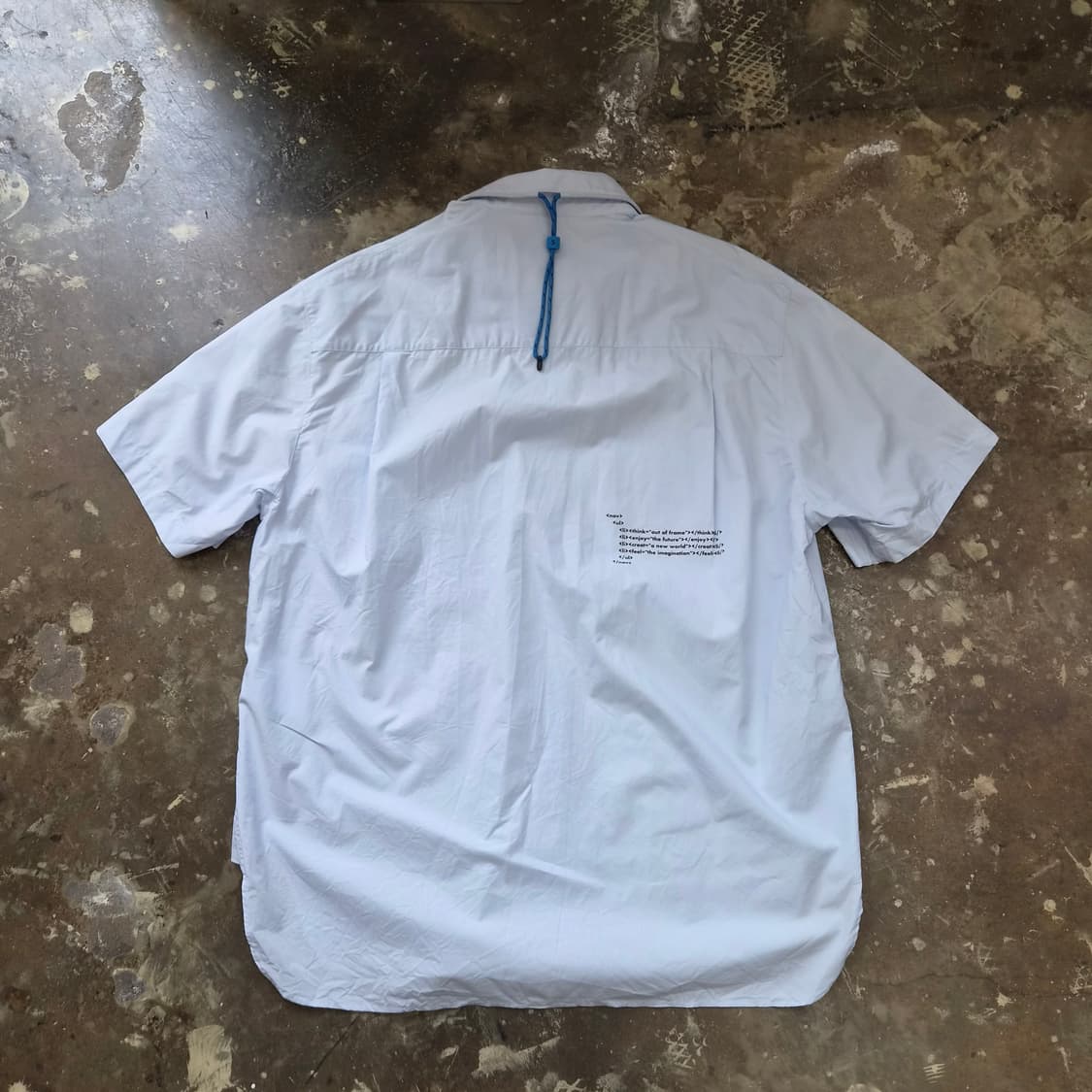 105) 청 엔엔엔원 오버사이즈 셔츠 남방 우영미 크리에이티브 디렉터 상품이미지5