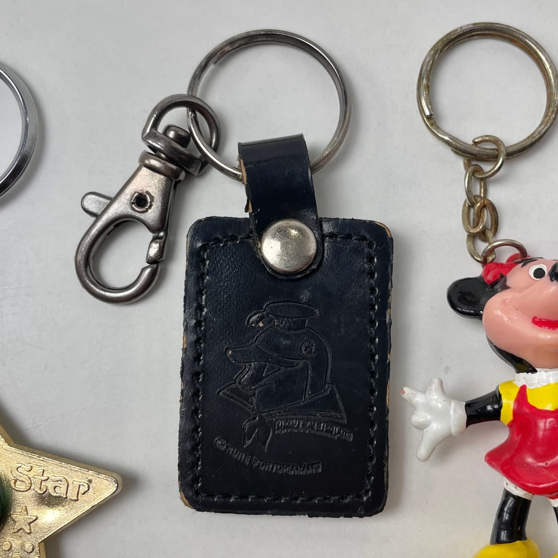 [중고] 돌고래 블랙 가죽 키링 상품이미지4