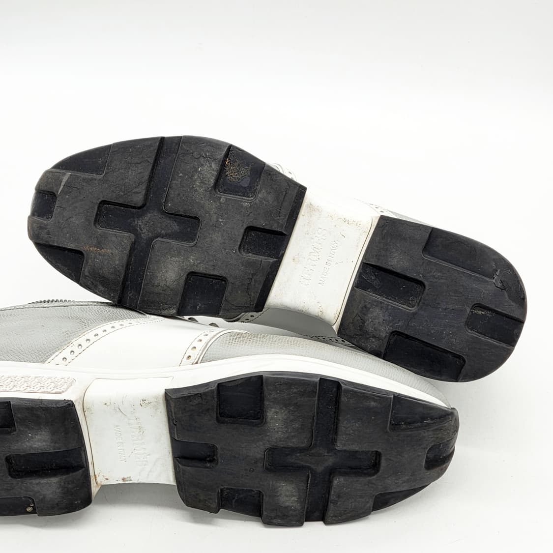 에르메스 윙팁 스니커즈 화이트/그레이 (40) 상품이미지3