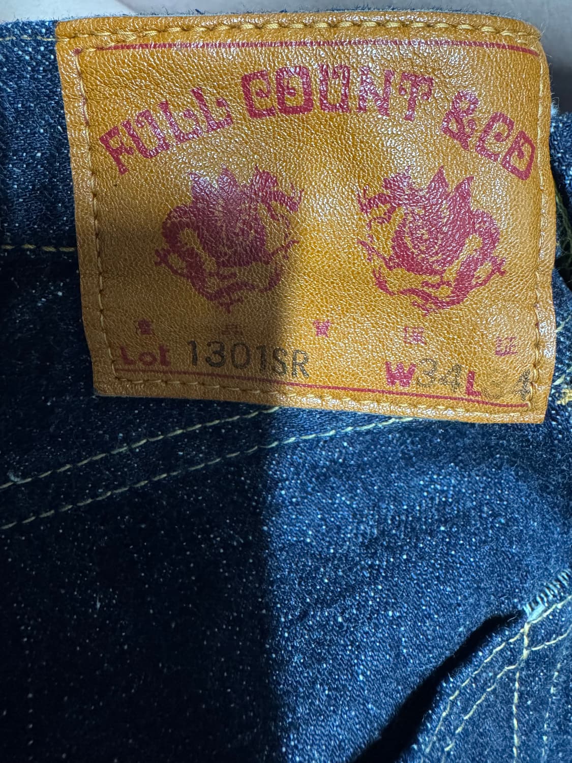 풀카운트 1301sr 34사이즈 상품이미지1