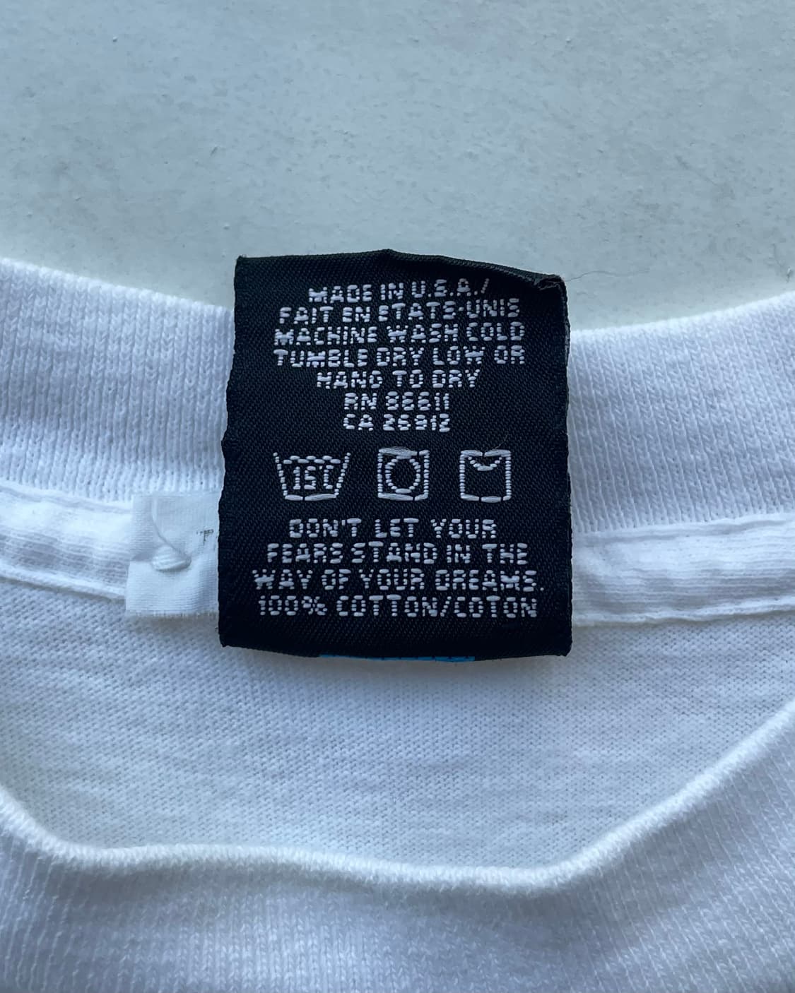 90s USA No Fear “Few are chosen” T-shirt 상품이미지5