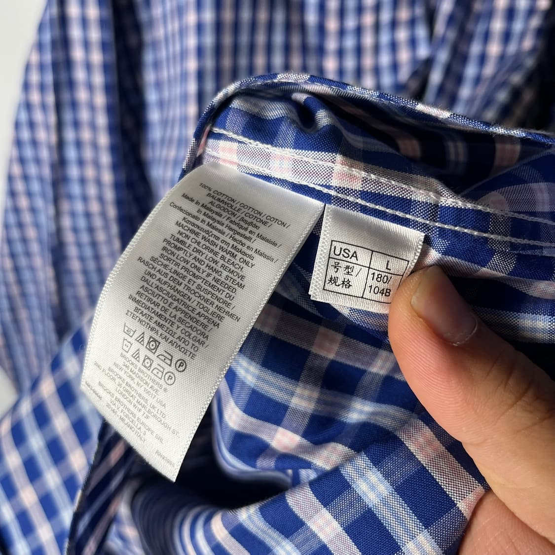 [Brooks Brothers] 브룩스브라더스 리젠트 체크셔츠 상품이미지5