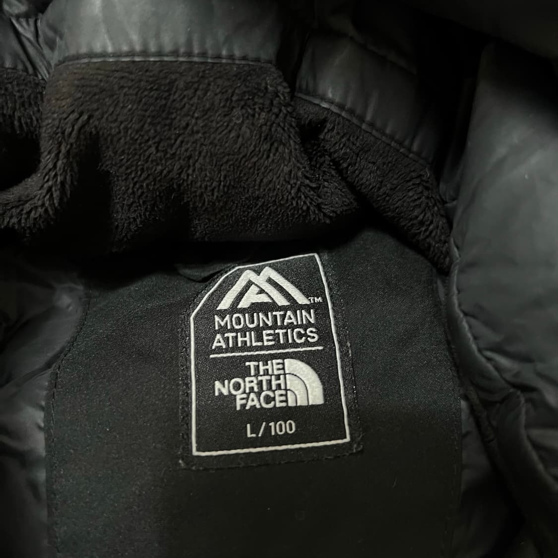 노스페이스 아틀레틱 덕다운 후드 롱패딩 L/100 상품이미지5