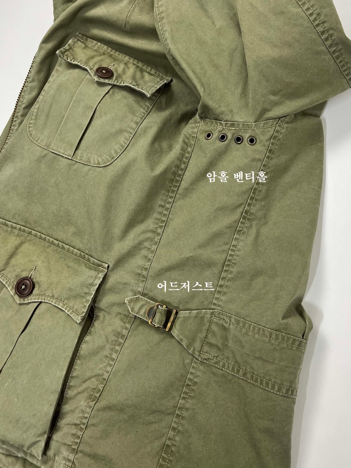 폴로 랄프로렌 올리브 버팔로 사파리 유틸리티 필드자켓 상품이미지8