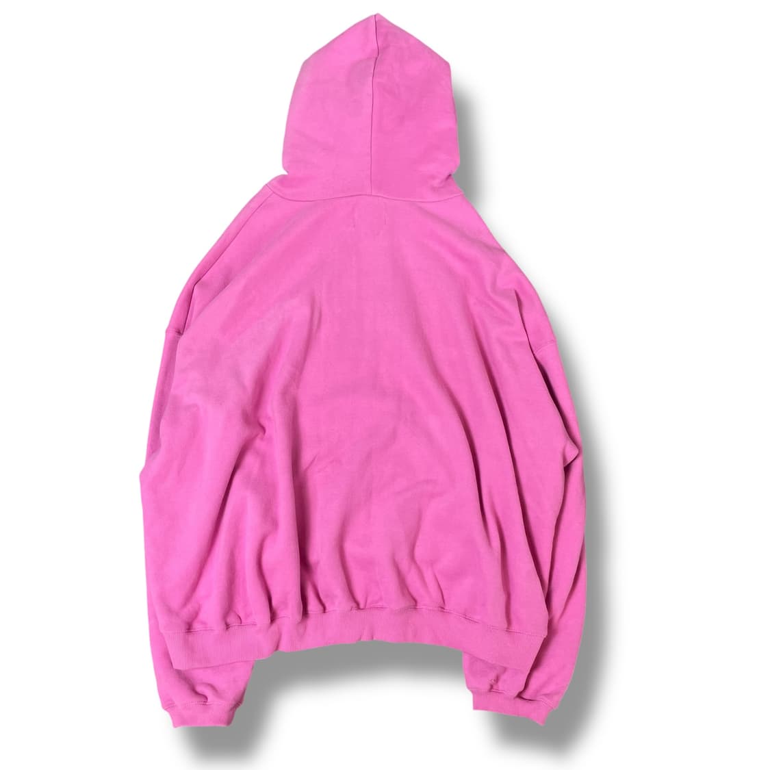 X2 화이트 빅 프린팅 핑크 기모 후드티 F 상품이미지2