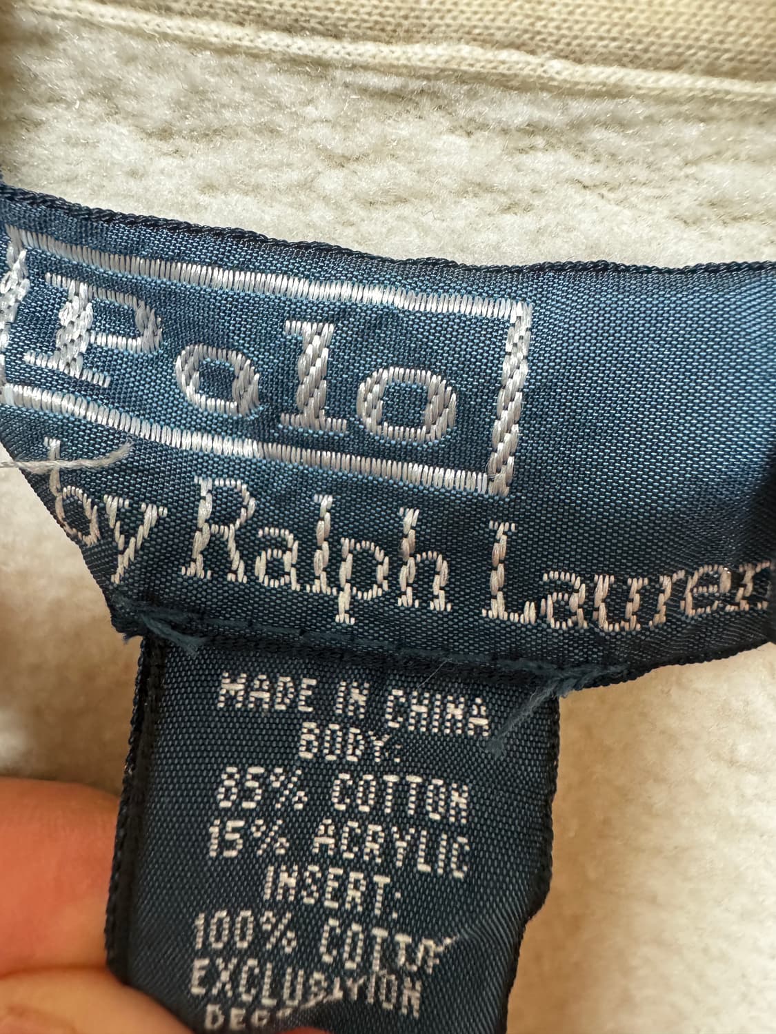 폴로 랄프로렌 포니 로고 미니멀 집업 자켓  상품이미지5