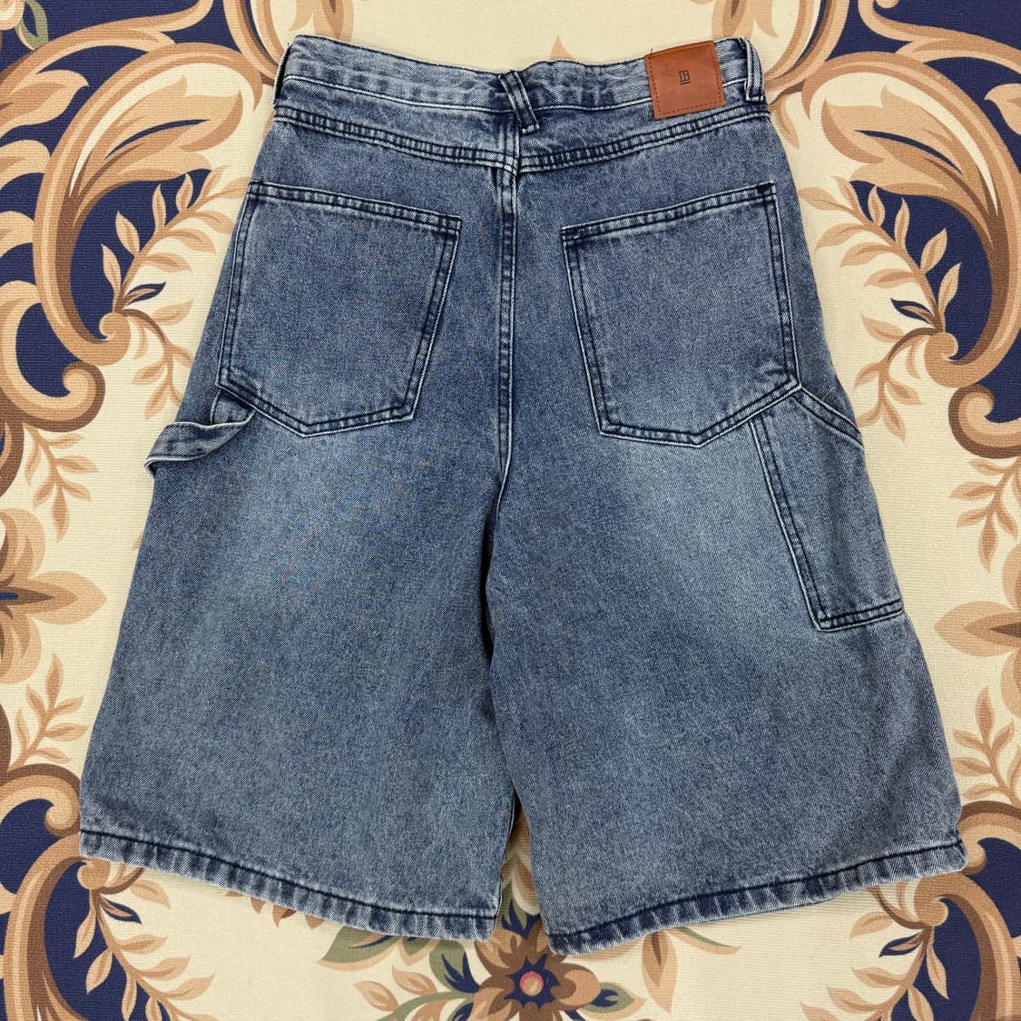 (0)디미트리 블랙 Dimitri black 원턱데님버뮤다 팬츠 반바지 상품이미지6