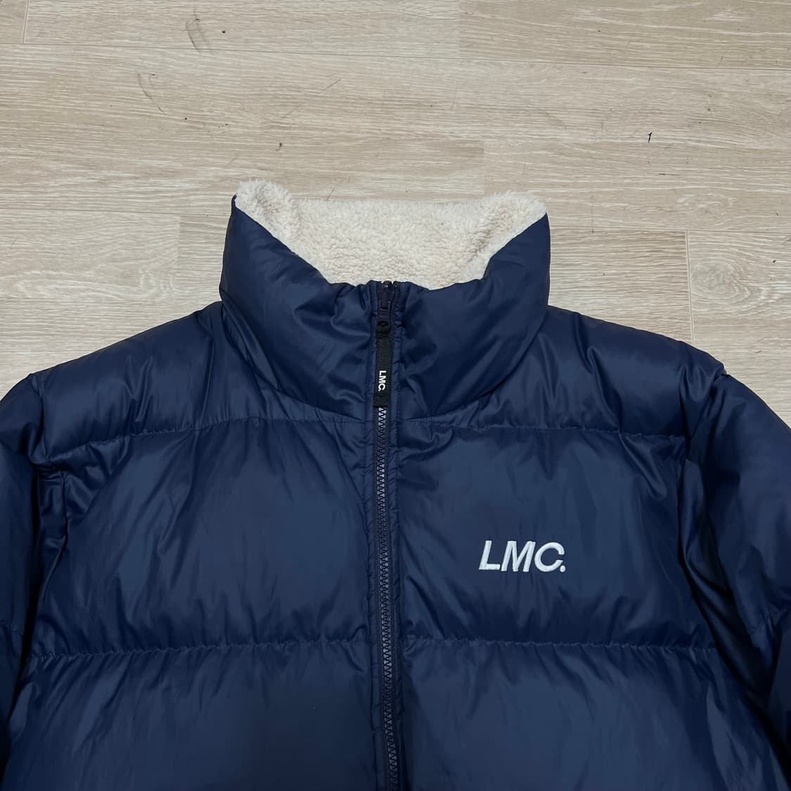 LMC 엘엠씨 덕다운 리버시블 뽀글이 푸퍼 패딩 점퍼 [네이비] S/90 상품이미지2