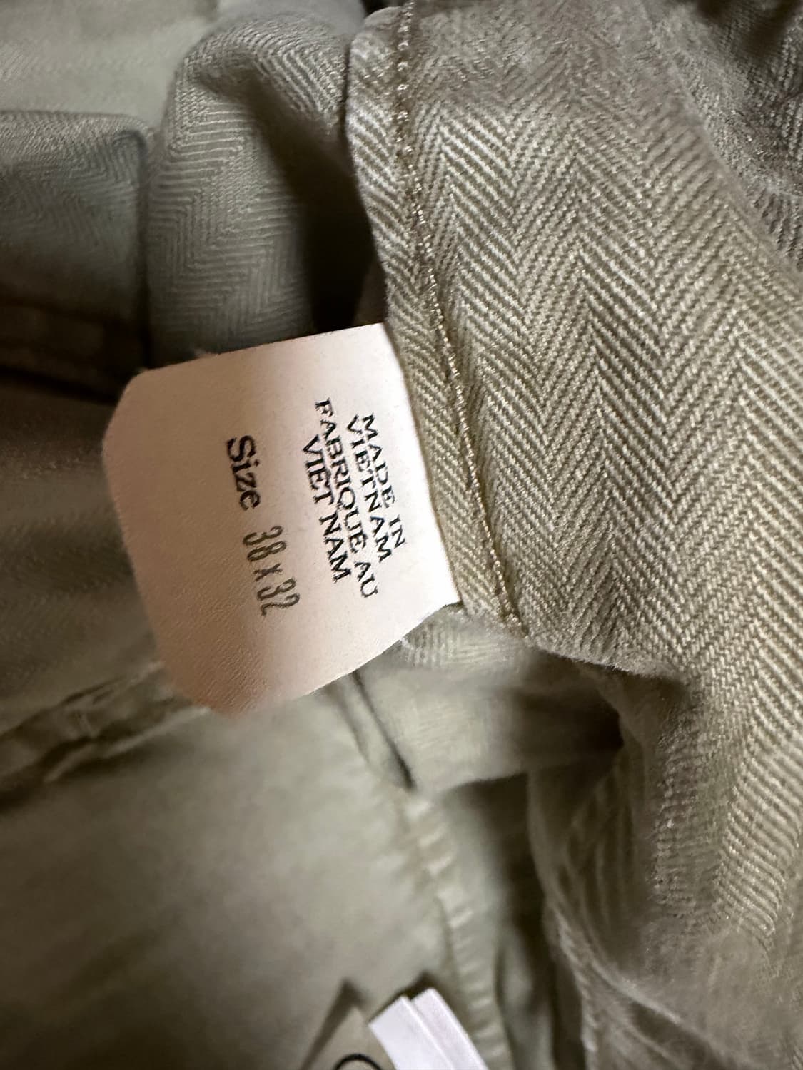 RRL 헤링본 퍼티그 팬츠 브루스터 그린 38x32 상품이미지6