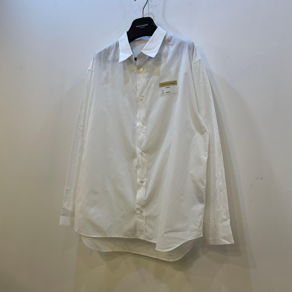 디올 시리얼 넘버 패치 셔츠 상품이미지2