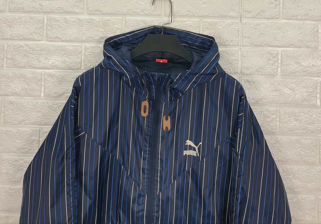 [100]푸마 스트라이프 후드 바람막이 상품이미지4