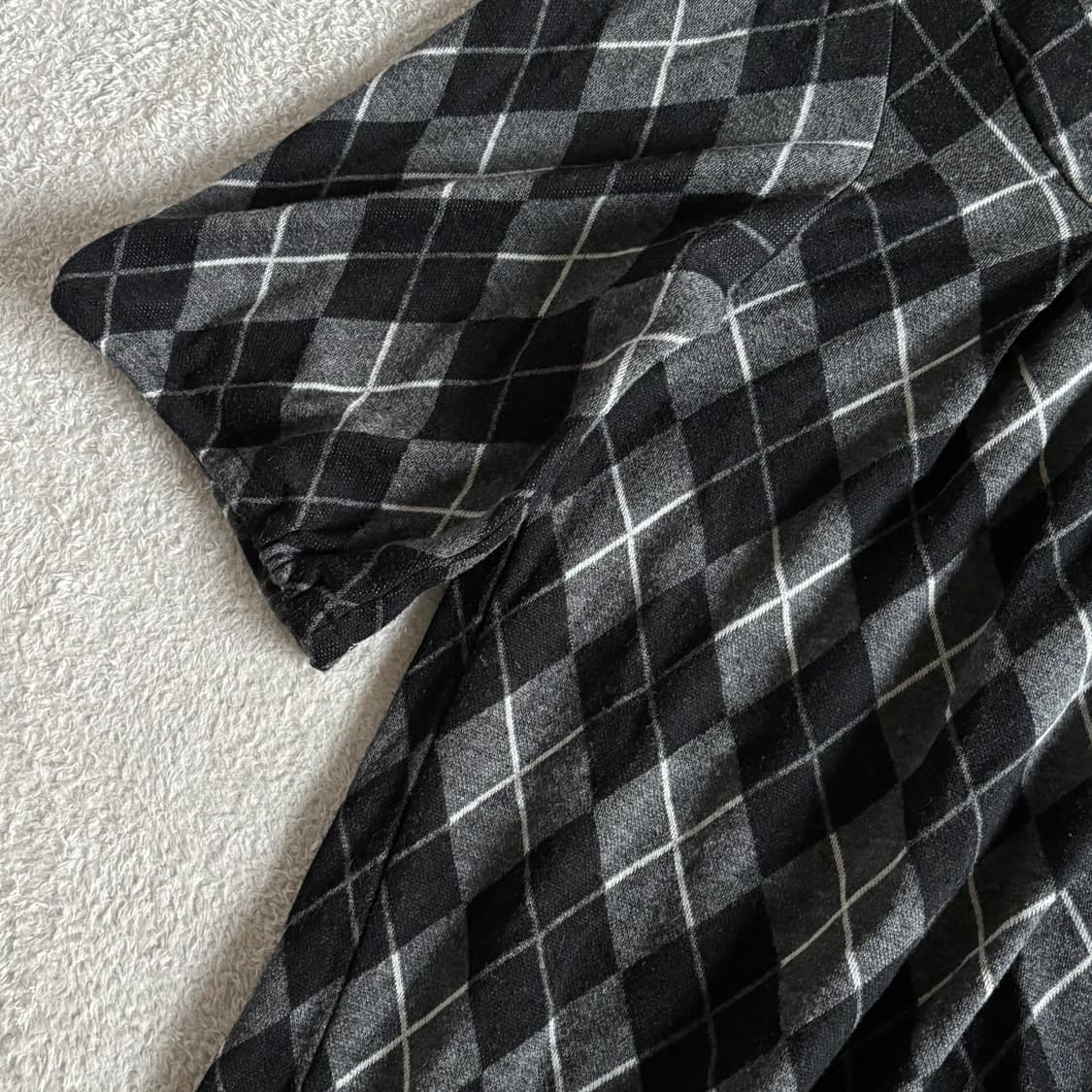 일본빈티지 avv standard 체크 원피스 탑 상품이미지3