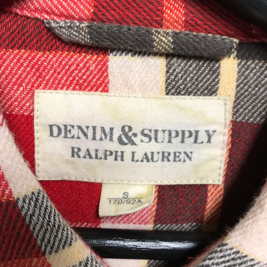 폴로 데님앤서플라이 체크 셔츠 S 상품이미지5