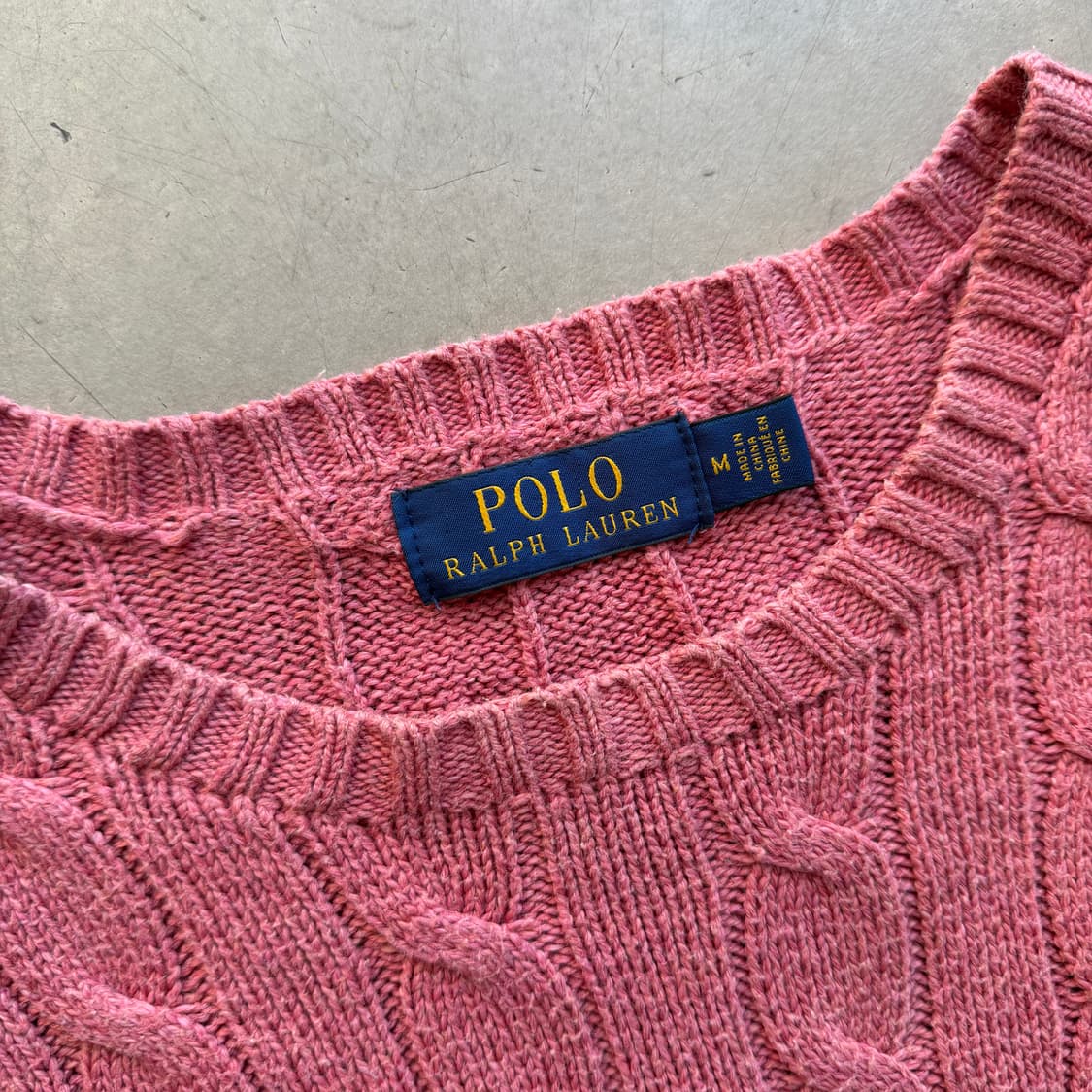 폴로 랄프로렌 케이블 니트 스웨터 상품이미지4