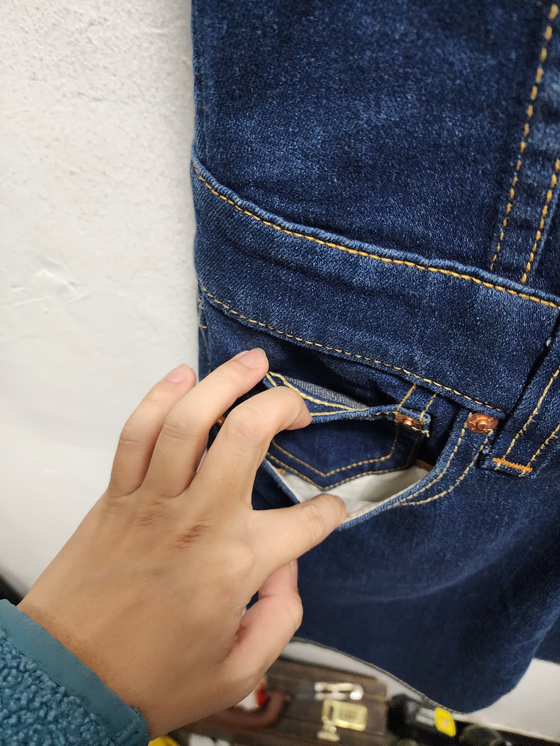 리바이스 TYPE1 데님 민소매 원피스 상품이미지3