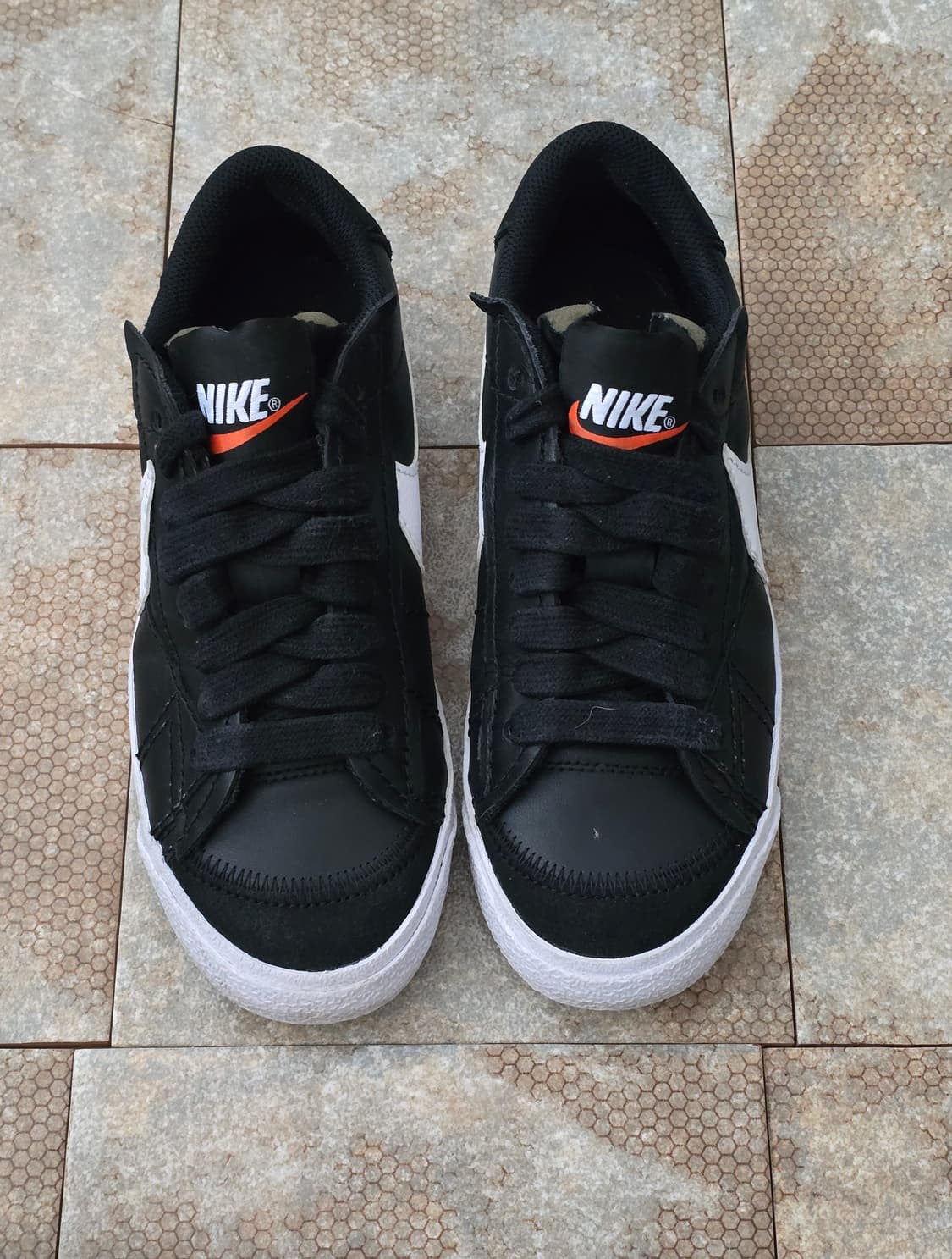 (250)나이키 블레이저 로우 77 점보 블랙 상품이미지2