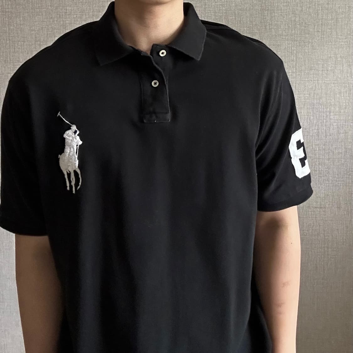 폴로 랄프로렌 빅포니 블랙 반팔 티셔츠 2XL 상품이미지3