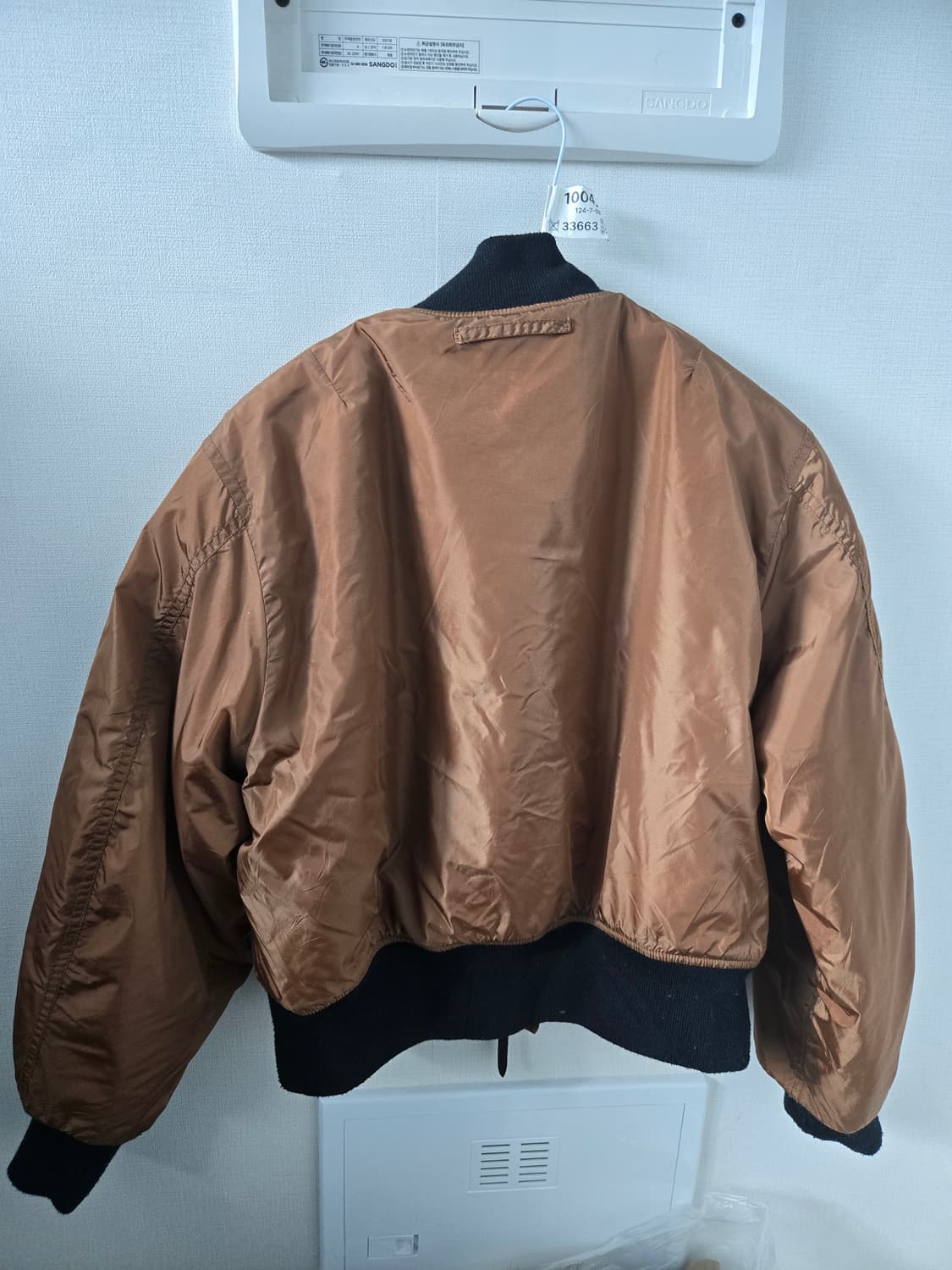 Y2k 페어리 브라운 양털뽀글이 크롭 패딩점퍼 상품이미지2