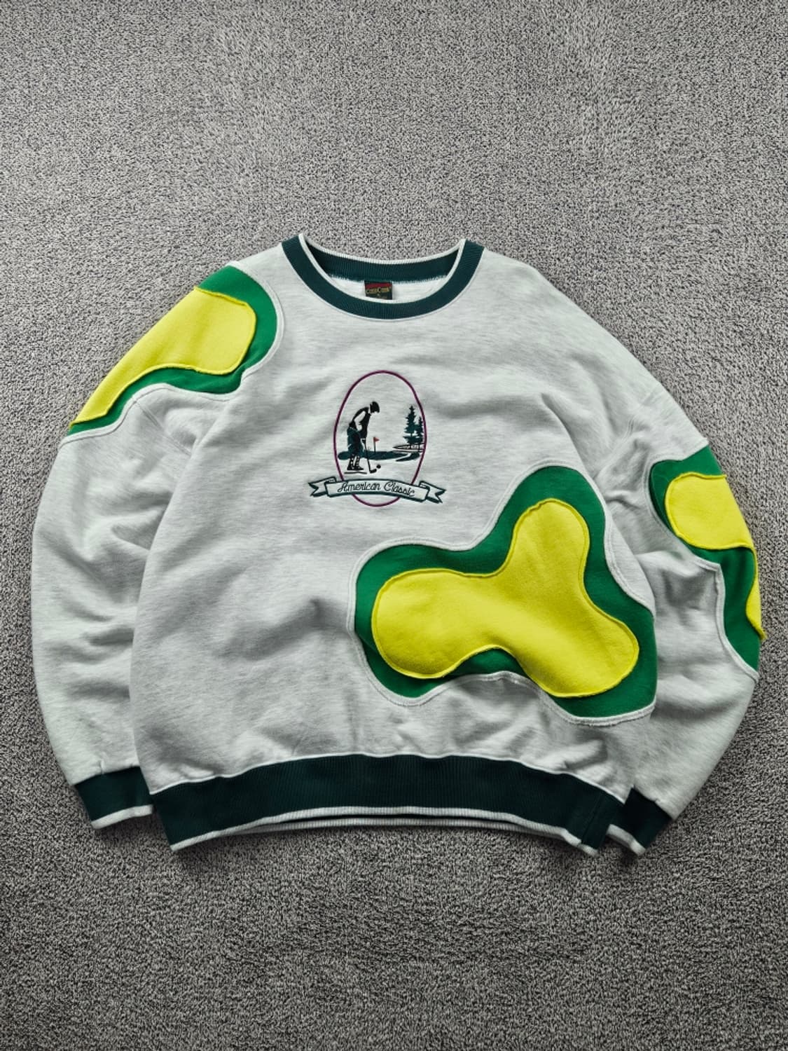 크로스크릭 언리미티드 아플리케 커스텀 맨투맨 스웻 셔츠 (XL)/9344 상품이미지2