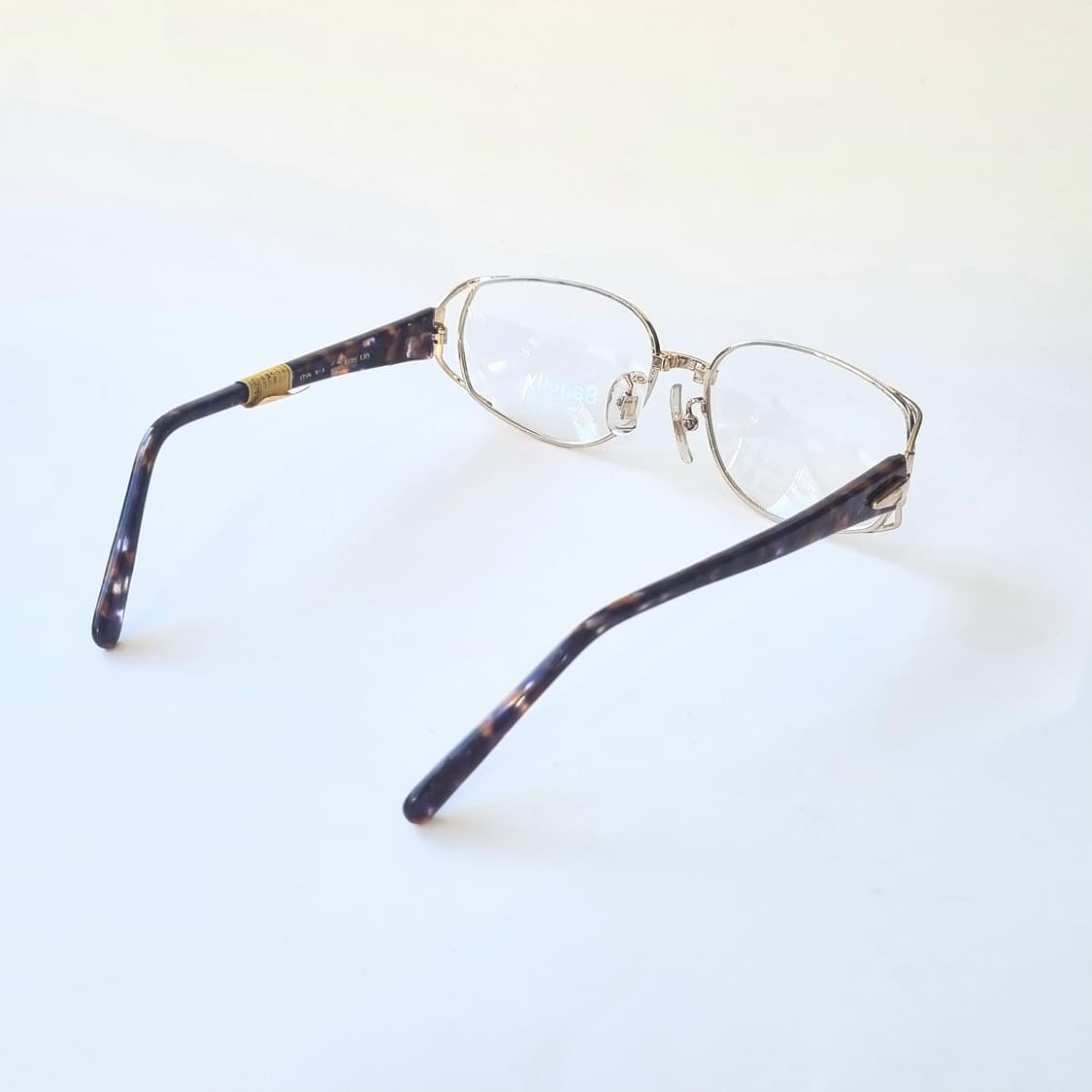 데드스탁 고급스러운 골드 금테 & 호피 다리 안경테  165 상품이미지6