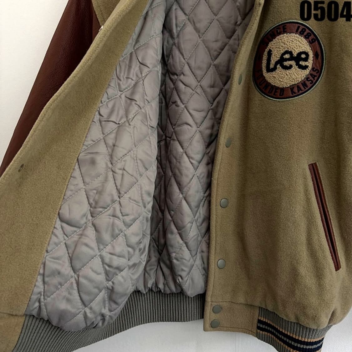 Lee 울 레더 바시티 자켓 95 0605 상품이미지4