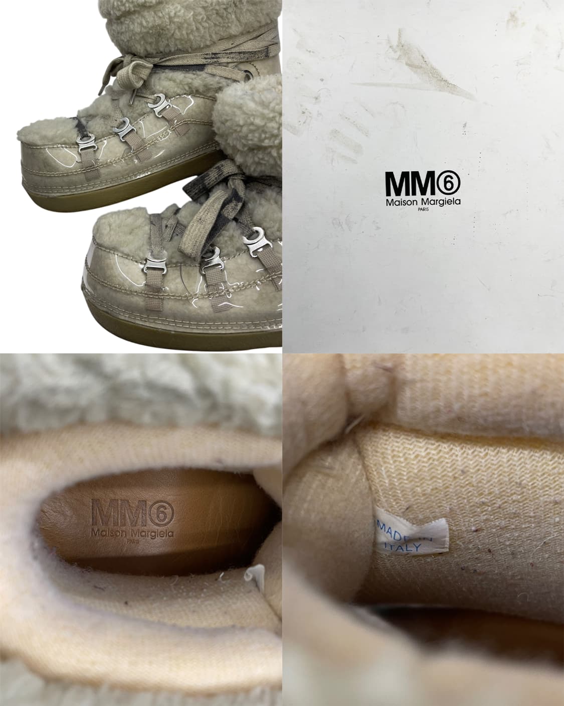 MM6 16AW 스키 부츠 화이트 상품이미지9