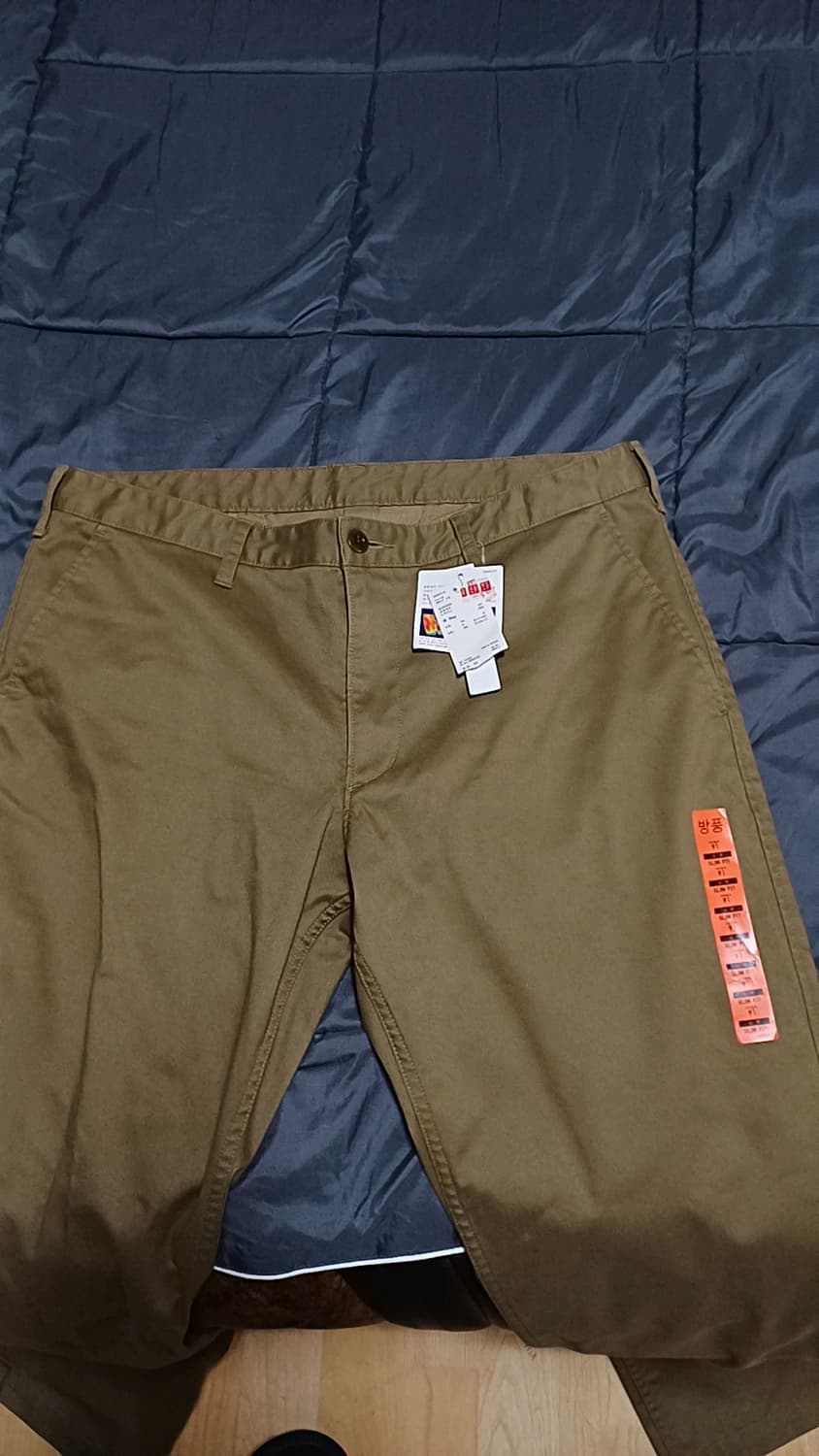 유니클로 미사용 방풍면바지 35인치 기장114 상품이미지4