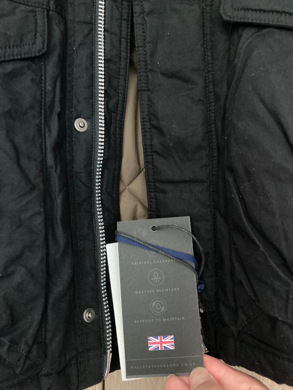 헨리코튼 왁스드 피쉬맨(피셔맨) 자켓 새제품 / 46 상품이미지4